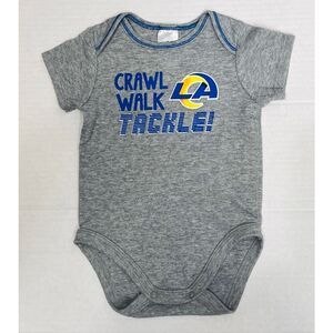 Team Apparel Los Angeles Rams Bodysuit   Boys Size 0/3 Months